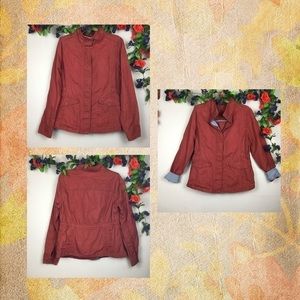 TOAD&CO Sustainable Linen & Organic Cotton Spring Utility Jacket Coat Medium